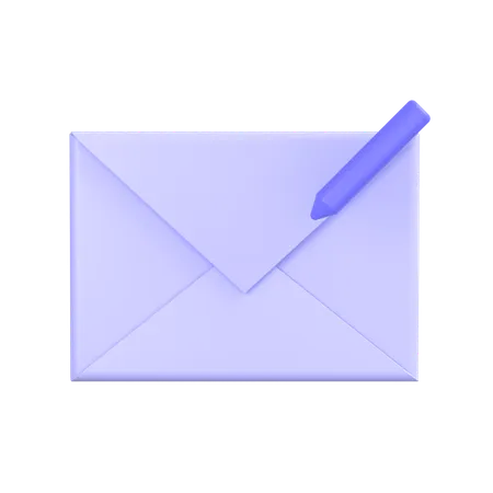 Editar e-mail  3D Icon