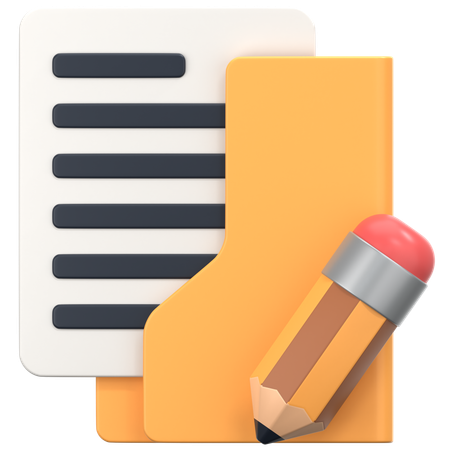 Editar pasta  3D Icon