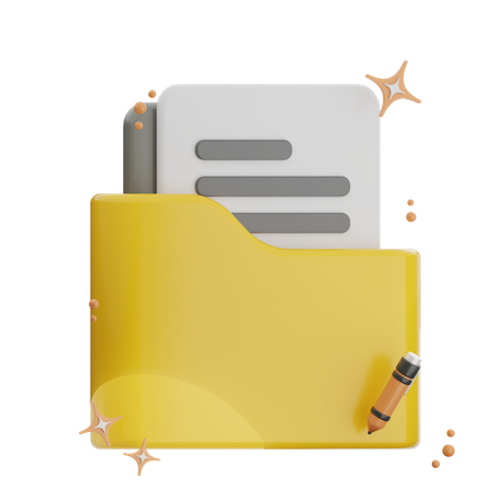 Editar pasta  3D Icon