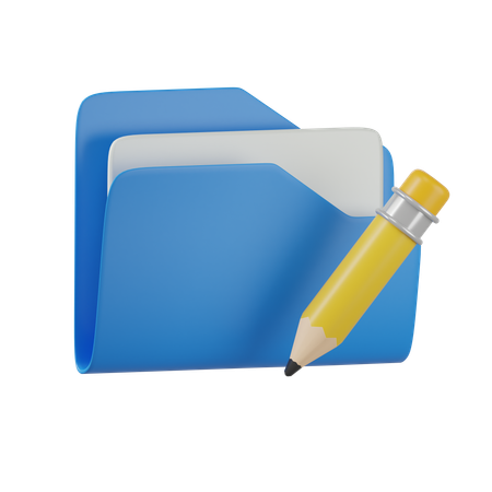 Editar pasta  3D Icon