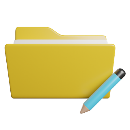 Editar pasta  3D Icon