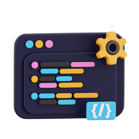 Écran de l'éditeur de code  3D Icon