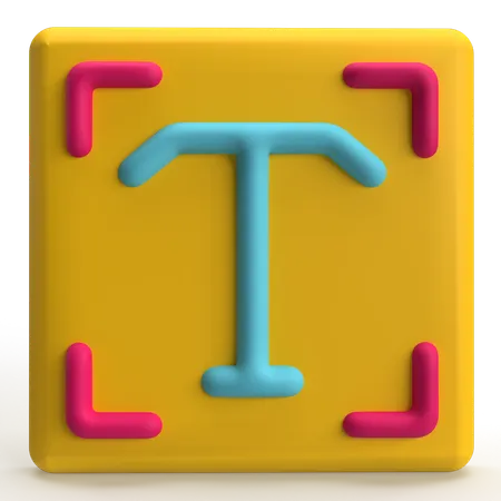 Éditeur de texte  3D Icon