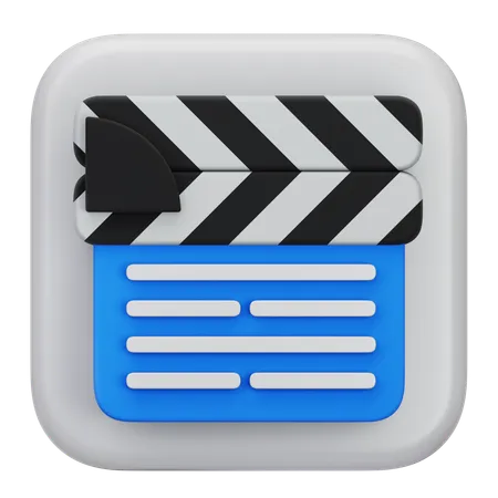 Editeur de vidéo  3D Icon