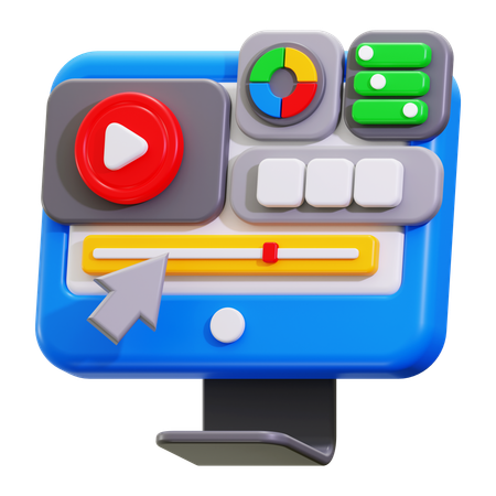 Editeur de vidéo  3D Icon