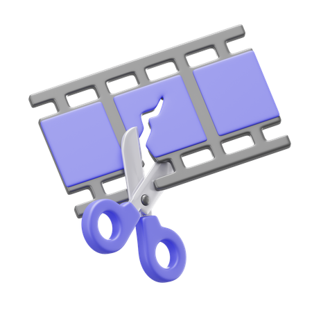 Editing Scissors  3D Icon