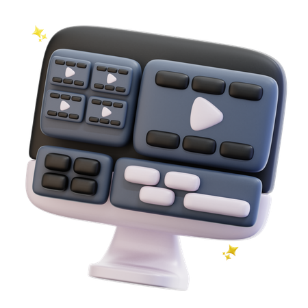 Editing Software  3D Icon