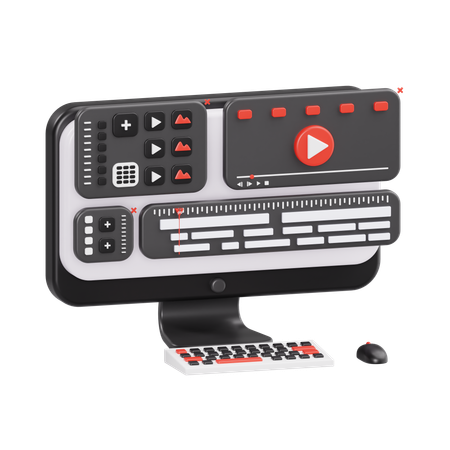 Editing Software  3D Icon