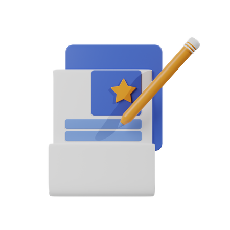 Edition  3D Icon