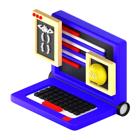 Editor de código  3D Icon
