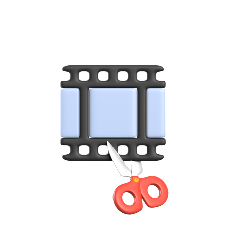Editor de video  3D Icon