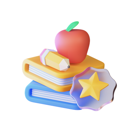 Educação  3D Icon