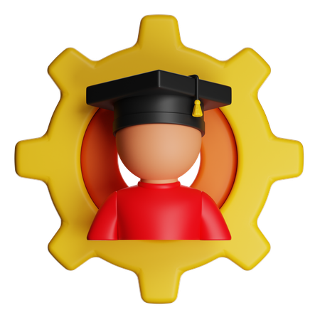 Educação  3D Icon