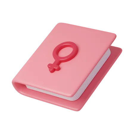 Educação feminina  3D Icon