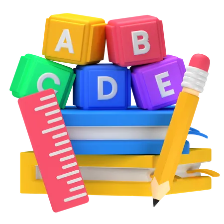 Educación  3D Icon