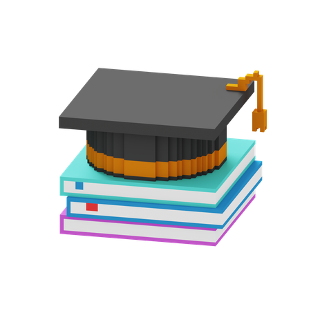 Educación de graduación  3D Icon