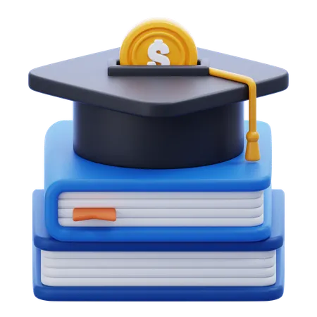 Dinero para educación  3D Icon