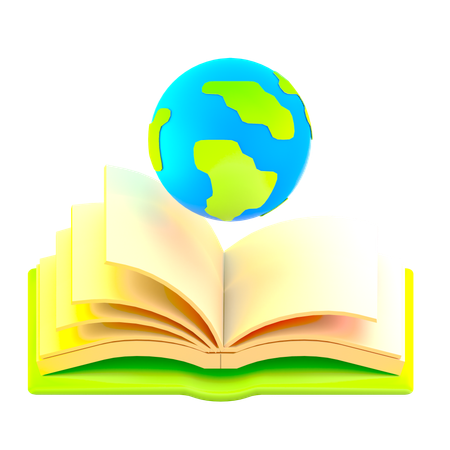 Educación global  3D Icon