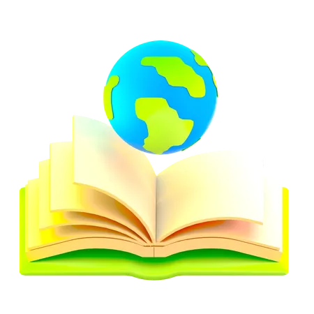 Educación global  3D Icon