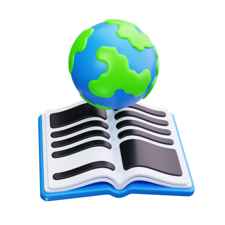 Educación global  3D Icon