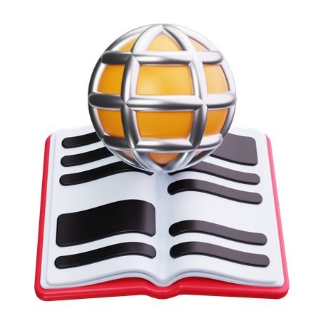 Educación global  3D Icon