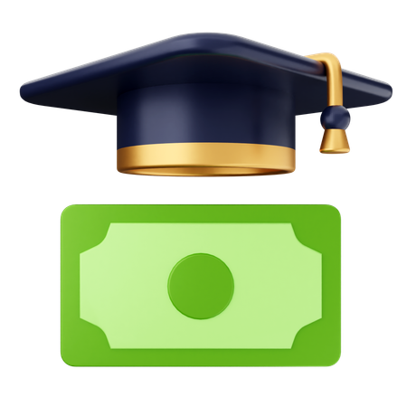 Educación monetaria  3D Icon