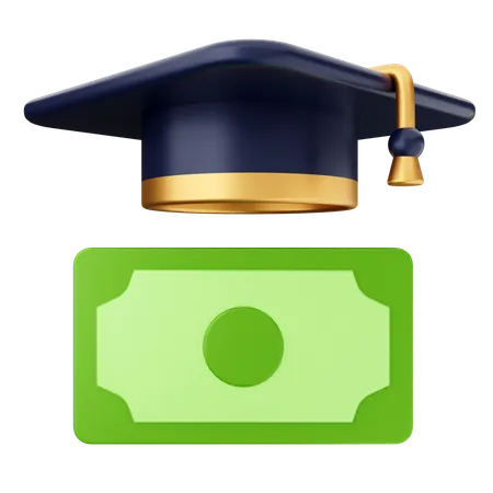 Educación monetaria  3D Icon