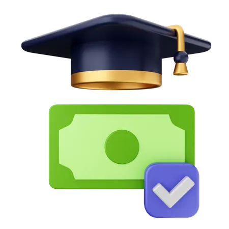 Educación monetaria  3D Icon