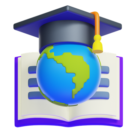Educación web  3D Icon