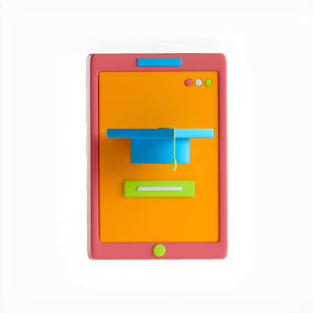 Education Apps 3D Icon
