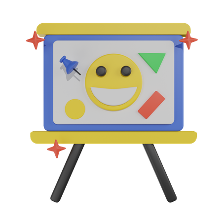 Education Blackboard  3D Icon