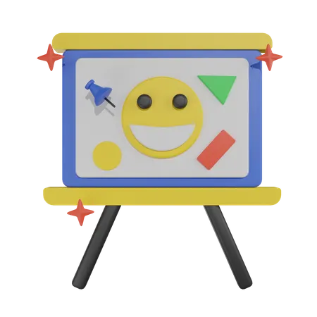 Education Blackboard  3D Icon