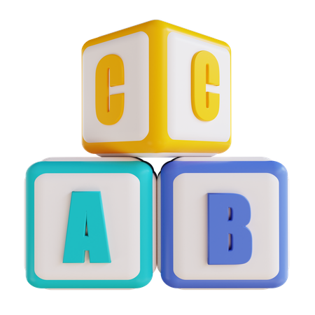 Education Blocks  3D Icon