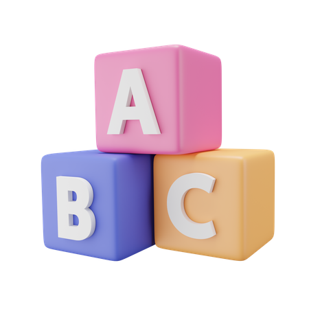 Education Blocks  3D Icon