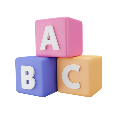 Education Blocks  3D Icon