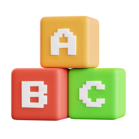 Education Blocks  3D Icon