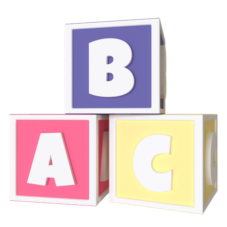 Education blocks  3D Icon