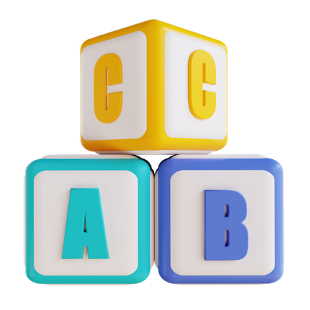 Education Blocks  3D Icon
