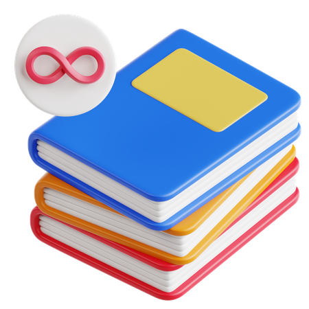 교육 도서  3D Icon