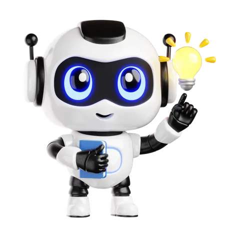 Education Bot  3D Icon