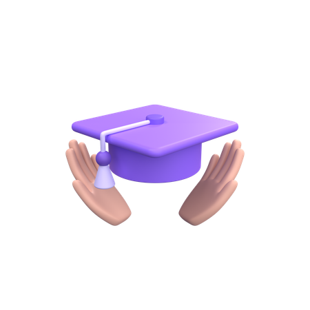 Education Cap  3D Icon