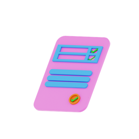 Education Degree  3D Icon