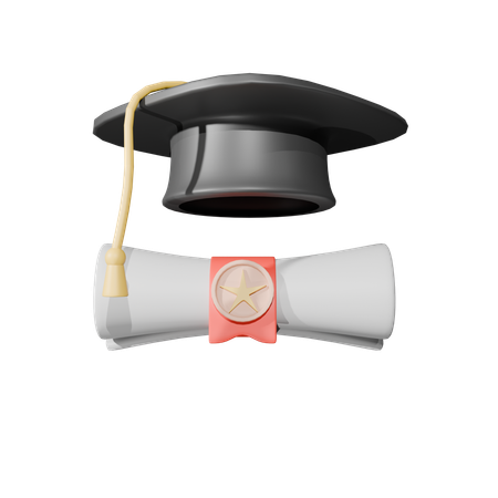 Education Degree  3D Icon