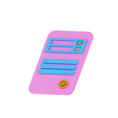 Education Degree  3D Icon