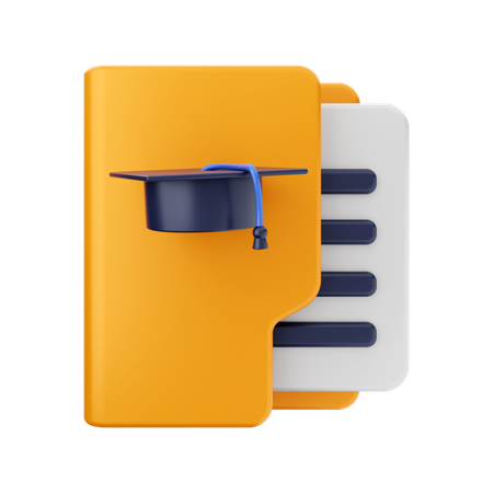 Education Folder  3D Icon