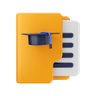 study folder 3d logo