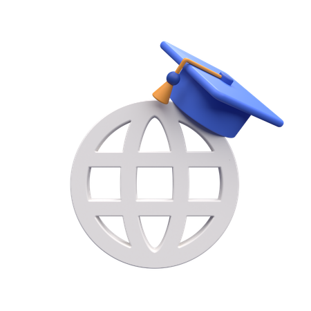 Éducation mondiale  3D Icon