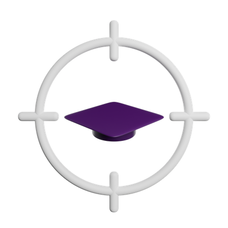 Education Goal  3D Icon