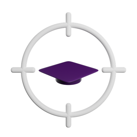 Education Goal  3D Icon