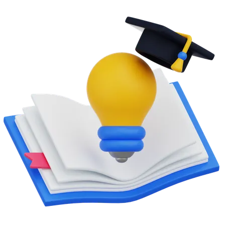 Education Idea Icon Perfect For UI UX And Any Design Projects 3D Icon